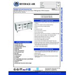 Beverage-Air WTRD72AHC-4-FLT 72