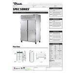 True STG2DT-2S-HC Spec Series 52 5/8 True STG2DT-2S-HC Spec Series 52 5/8
