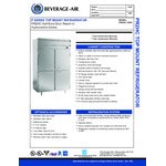 Beverage-Air P-Series PR2HC-1AHS 52 1/8