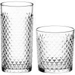 Acopa Aurelius Rocks / Old Fashioned and Highball Glass Set - 24/Case