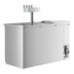 Avantco UDD-2-CT-S-4 Stainless Steel Kegerator / Beer Dispenser with Quadruple Tap Tower and Club Top - (2) 1/2 Keg Capacity