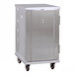 New Age Industrial Heavy-Duty Series 20-Pan Front-Load 1/2-Size Mobile Aluminum Enclosed Sheet Pan Rack 1296