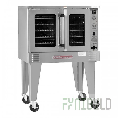 Southbend PCG50B/SD Platinum Series 5-Shelf Single Deck Full Size Deep Depth Liquid Propane Convection Oven - 50,000 BTU