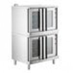 Cooking Performance Group FEC-200-BK Double Deck Standard Depth Full Size Electric Convection Oven - 208V, 1 Phase, 11 kW