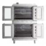 Cooking Performance Group FEC-200-BK Double Deck Standard Depth Full Size Electric Convection Oven - 208V, 1 Phase, 11 kW