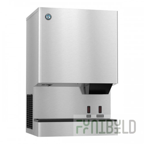 Hoshizaki DCM-500BAK-OS Opti-Serve Air-Cooled Countertop Ice Maker and Water Dispenser - 597 lb.