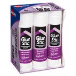 Avery® 98073 GlueStic 1.27 oz. Large White Washable Nontoxic Permanent GlueStick - 6/Box