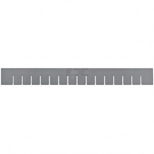 Quantum Gray Long Divider for DG93030 Dividable Grid Container - 6/Pack Quantum Gray Long Divider for DG93030 Dividable Grid Container - 6/Pack