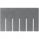 Quantum Gray Long Divider for DG93030 Dividable Grid Container - 6/Pack Quantum Gray Long Divider for DG93030 Dividable Grid Container - 6/Pack