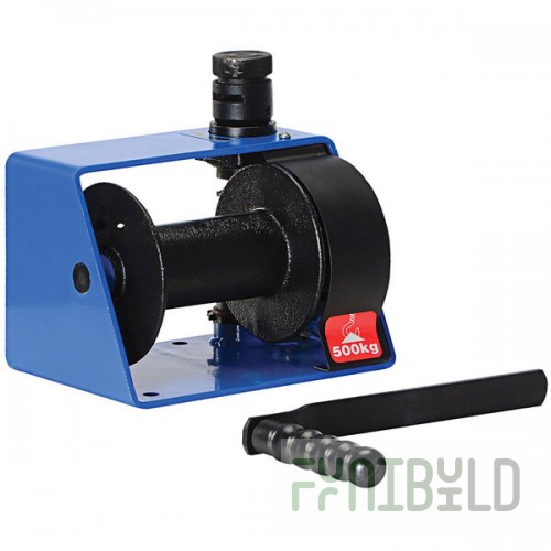Vestil Steel Worm Gear Hand Winch HWV-1000 - 1000 lb. Capacity