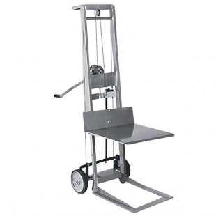Wesco Industrial Products 400 lb. 2 Wheel Aluminum Winch Pedalift with 22