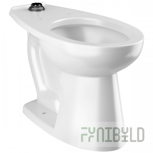 Sloan 2172449 ADA Height Elongated Floor-Mounted Toilet with SloanTec Glaze - 1.1 to 1.6 GPF