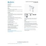 Sloan 2172449 ADA Height Elongated Floor-Mounted Toilet with SloanTec Glaze - 1.1 to 1.6 GPF Sloan 2172449 ADA Height Elongated Floor-Mounted Toilet with SloanTec Glaze - 1.1 to 1.6 GPF