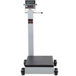 Cardinal Detecto 8852F-185 1000 lb. Portable Digital Floor Scale with 204 Indicator and Tower Display, Legal for Trade