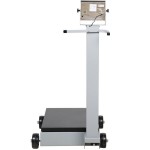 Cardinal Detecto 8852F-185 1000 lb. Portable Digital Floor Scale with 204 Indicator and Tower Display, Legal for Trade