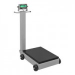 Cardinal Detecto 8852F-185 1000 lb. Portable Digital Floor Scale with 204 Indicator and Tower Display, Legal for Trade