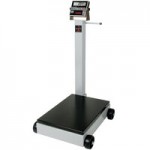 Cardinal Detecto 8852F-185 1000 lb. Portable Digital Floor Scale with 204 Indicator and Tower Display, Legal for Trade