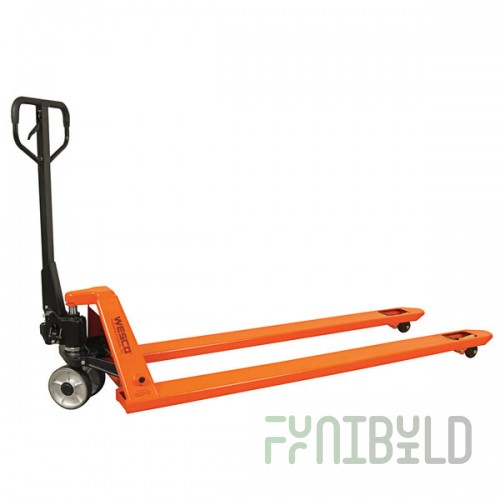 Wesco Industrial Products 273585 Long Fork Pallet Truck with 27