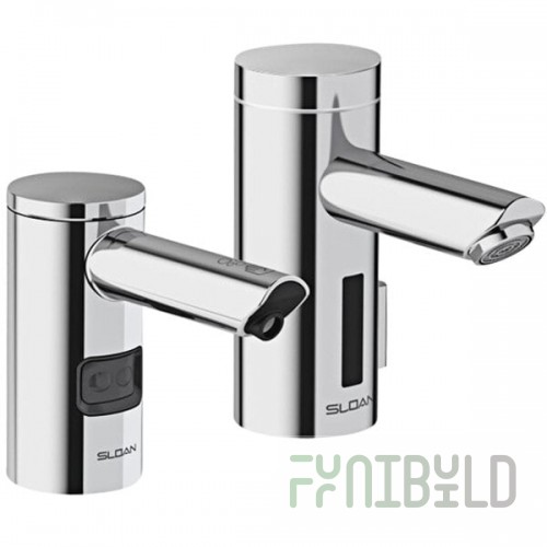 Sloan 3346088 Combination Chrome 3335017 Sensor Faucet and 3346089 Soap Dispenser