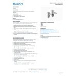 Sloan 3346088 Combination Chrome 3335017 Sensor Faucet and 3346089 Soap Dispenser Sloan 3346088 Combination Chrome 3335017 Sensor Faucet and 3346089 Soap Dispenser