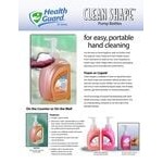 Kutol 21378 Health Guard 950 mL Foaming Advanced Antibacterial Hand Soap Clean Shape Bottle - 8/Case