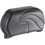 San Jamar R4090TBK Twin Oceans Double Roll Jumbo Toilet Tissue Dispenser - Black Pearl San Jamar R4090TBK Twin Oceans Double Roll Jumbo Toilet Tissue Dispenser - Black Pearl