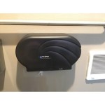 San Jamar R4090TBK Twin Oceans Double Roll Jumbo Toilet Tissue Dispenser - Black Pearl San Jamar R4090TBK Twin Oceans Double Roll Jumbo Toilet Tissue Dispenser - Black Pearl