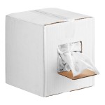 Hospeco White Lightweight New T-Shirt Rags in Bulk - 25 lb.