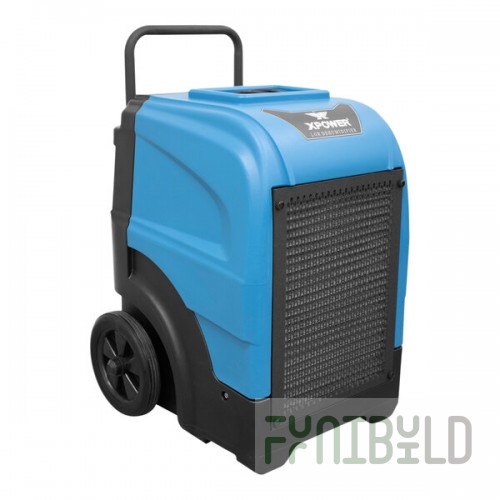 XPOWER XD-165L 165 Pint Commercial LGR Dehumidifier with Automatic Purge Pump and Drainage Hose