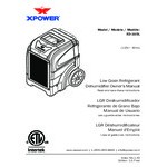 XPOWER XD-165L 165 Pint Commercial LGR Dehumidifier with Automatic Purge Pump and Drainage Hose