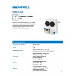 Brightwell EcoMulti Compact DXC4L1H-WK/U9 Gray High Flow / Low Flow 5 Chemical Dispenser Brightwell EcoMulti Compact DXC4L1H-WK/U9 Gray High Flow / Low Flow 5 Chemical Dispenser