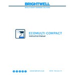 Brightwell EcoMulti Compact DXC4L1H-WK/U9 Gray High Flow / Low Flow 5 Chemical Dispenser Brightwell EcoMulti Compact DXC4L1H-WK/U9 Gray High Flow / Low Flow 5 Chemical Dispenser