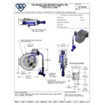 T&S B-7132-02 35' Open Stainless Steel Hose Reel with Rear Trigger Water Gun T&S B-7132-02 35' Open Stainless Steel Hose Reel with Rear Trigger Water Gun