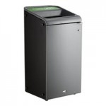 Rubbermaid® 1961508 Configure 45 Gallon Stenni Gray 1 Stream Mixed Recycling Indoor Rectangular Recycling Bin