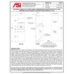 American Specialties, Inc. Simplicity 10-64672 Stainless Steel Cabinet with Paper Towel Dispenser and 6.8 Gallon Trash Can for 10-64672-1 / 10-64672-2