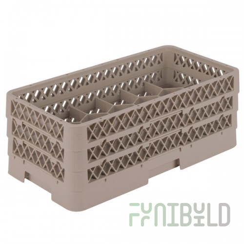 Vollrath HR1FFA Traex® Half-Size Beige 17 Compartment 7 5/16