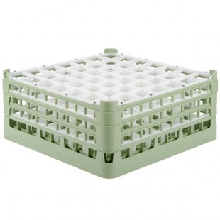 Vollrath 52787 Signature Full-Size Light Green 49-Compartment 7 11/16