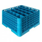 Carlisle RG49-414 OptiClean 49 Compartment Blue Glass Rack with 4 Extenders
