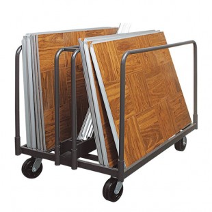 Palmer Snyder Heavy-Duty Steel Tubular Transport Cart for Portable Dance Floors - 33 3/4