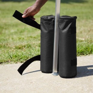 Backyard Pro Courtyard Series Black 35 lb. Weight Bag - 4/Set Backyard Pro Courtyard Series Black 35 lb. Weight Bag - 4/Set