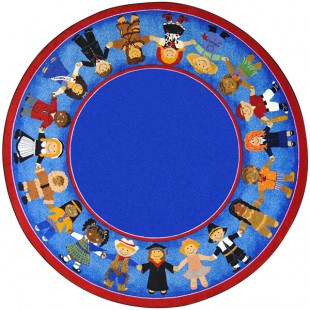 Joy Carpets Kid Essentials Children of Many Cultures 13' 2