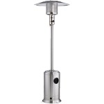 Backyard Pro Courtyard Series PH1SS Stainless Steel Portable Propane Outdoor Patio Heater - 47,000 BTU