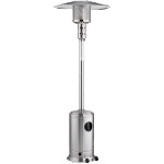 Backyard Pro Courtyard Series PH1SS Stainless Steel Portable Propane Outdoor Patio Heater - 47,000 BTU