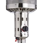 Backyard Pro Courtyard Series PH1SS Stainless Steel Portable Propane Outdoor Patio Heater - 47,000 BTU