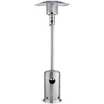 Backyard Pro Courtyard Series PH1SS Stainless Steel Portable Propane Outdoor Patio Heater - 47,000 BTU