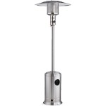 Backyard Pro Courtyard Series PH1SS Stainless Steel Portable Propane Outdoor Patio Heater - 47,000 BTU
