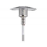 Backyard Pro Courtyard Series PH1SS Stainless Steel Portable Propane Outdoor Patio Heater - 47,000 BTU