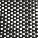 Lancaster Table & Seating Bistro Black and White Checkered Weave Rattan Outdoor Arm Chair