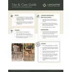 Lancaster Table & Seating Bistro Black and White Checkered Weave Rattan Outdoor Arm Chair