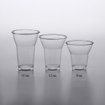 9 oz. PET Parfait / Dessert Cup - 50/Pack